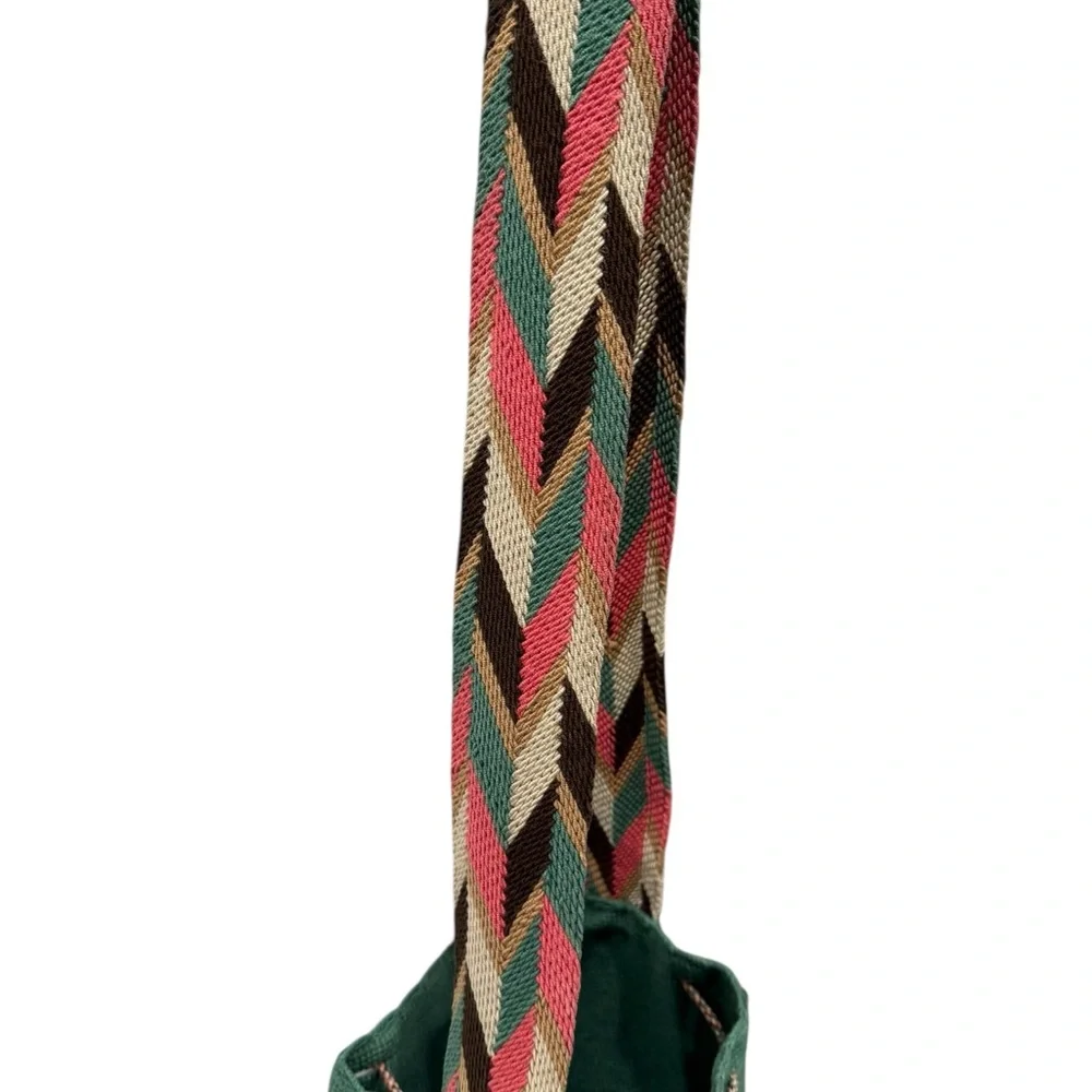 BOHO Wayuu Mochila Bag Stylish Bohemain  Woven Bucket Bag Crossbody Handmade E16 - Picture 8 of 10